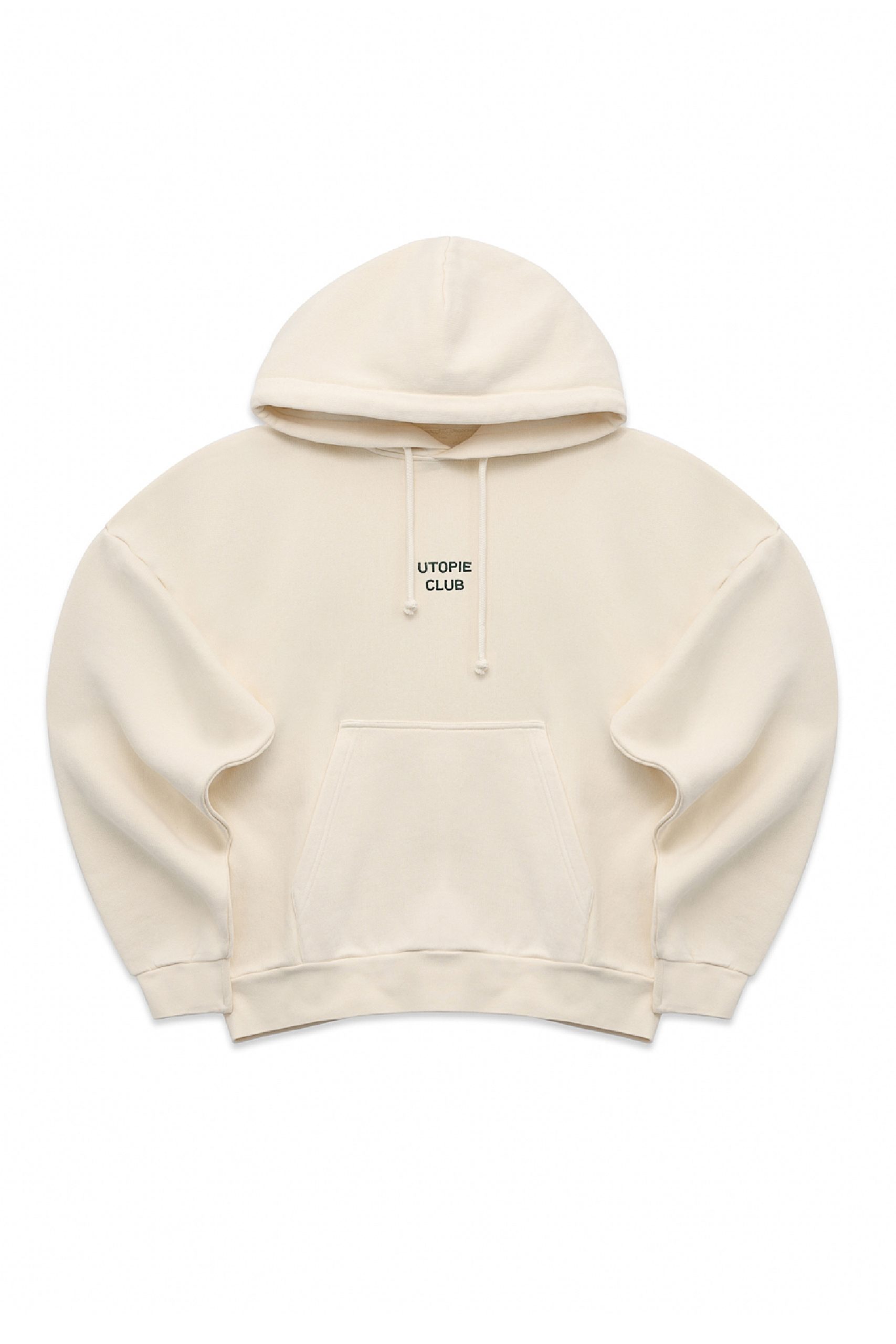 white hoodie utopie club