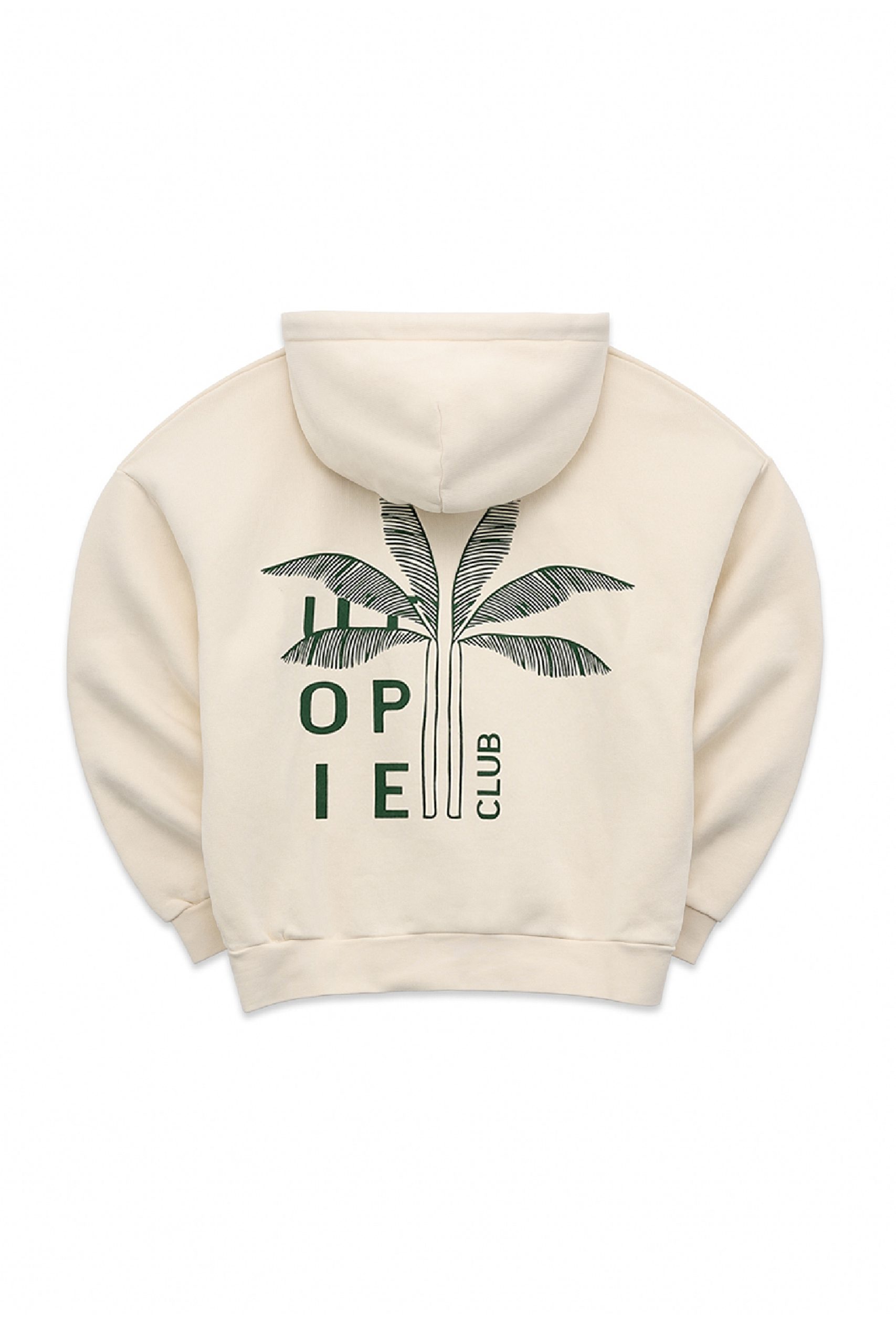 white hoodie utopie club